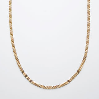 Carrie Elizabeth Bismark Chain 9k Solid Gold Necklace