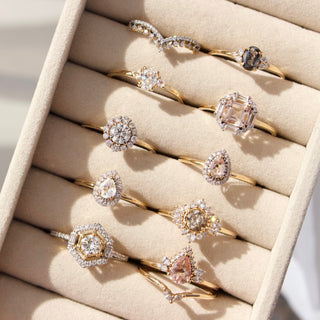 Paloma Diamond & White Sapphire Ring