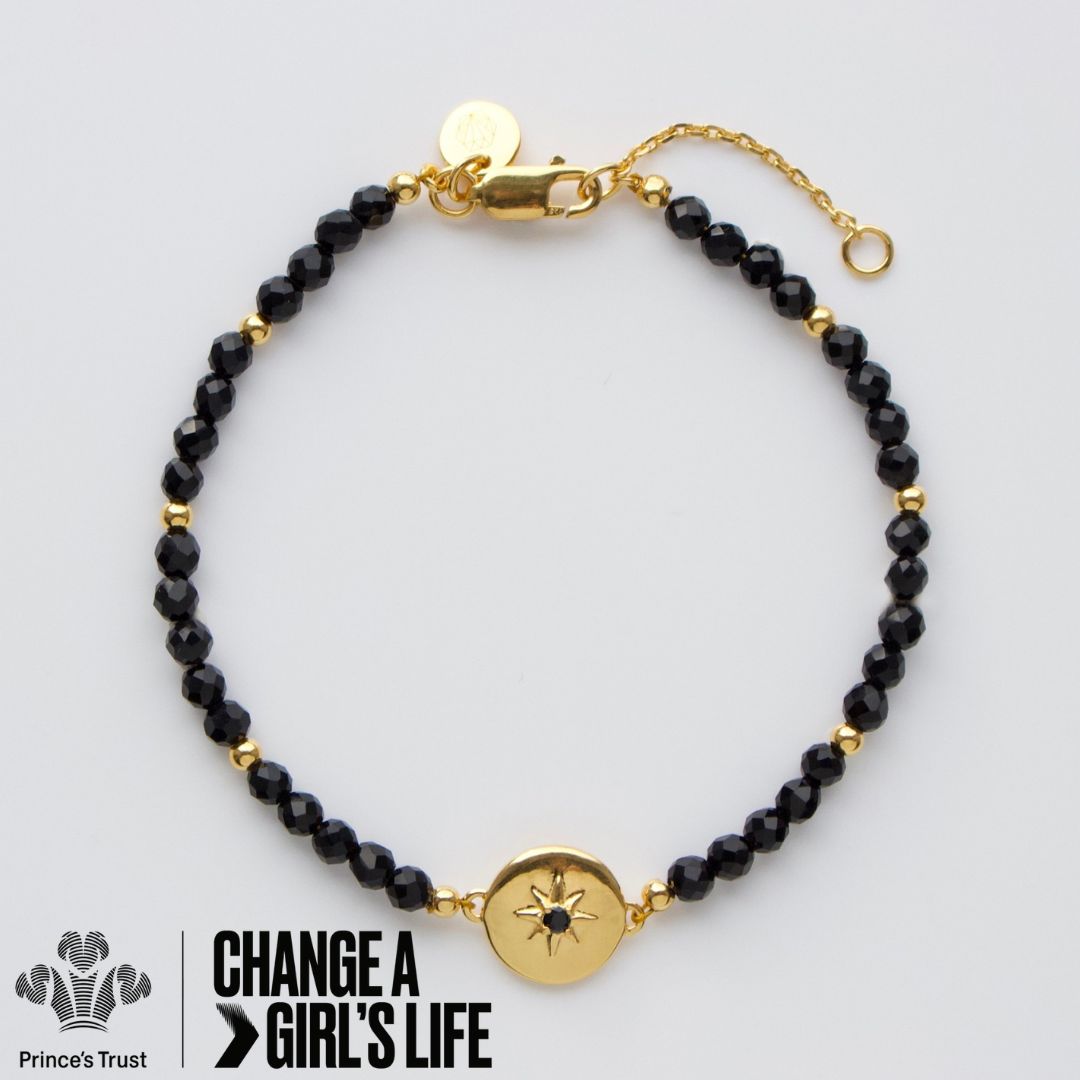 Carrie elizabeth manifestation charity princes trust onyx bracelet