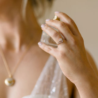 Paloma Diamond & White Sapphire Ring