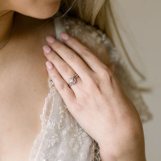 Paloma Diamond & White Sapphire Ring