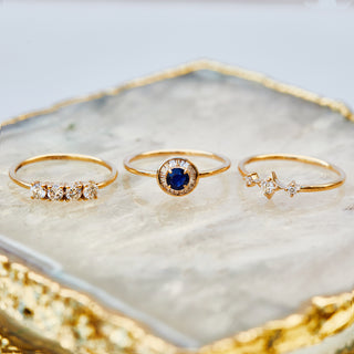 Full Cut Diamond Ring In 9k Solid Yellow Gold - Ring - Carrie Elizabeth