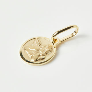 Guardian Angel Pendant in 9k Solid Gold - Necklace - Carrie Elizabeth