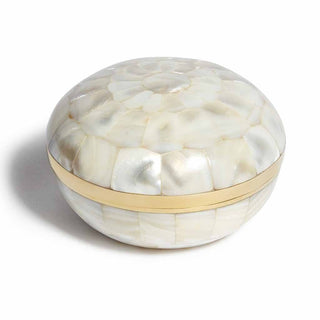 Large Mother Of Pearl Trinket Pot Gift Card Carrie Elizabeth