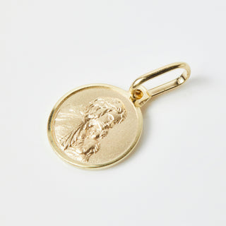 Mother With Child Pendant in 9k Solid Gold - Necklace - Carrie Elizabeth