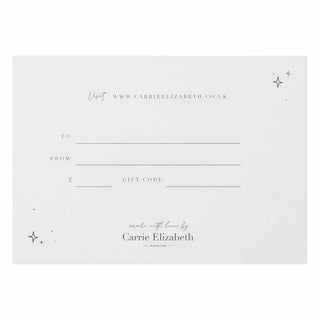 Gift Voucher Other Carrie Elizabeth