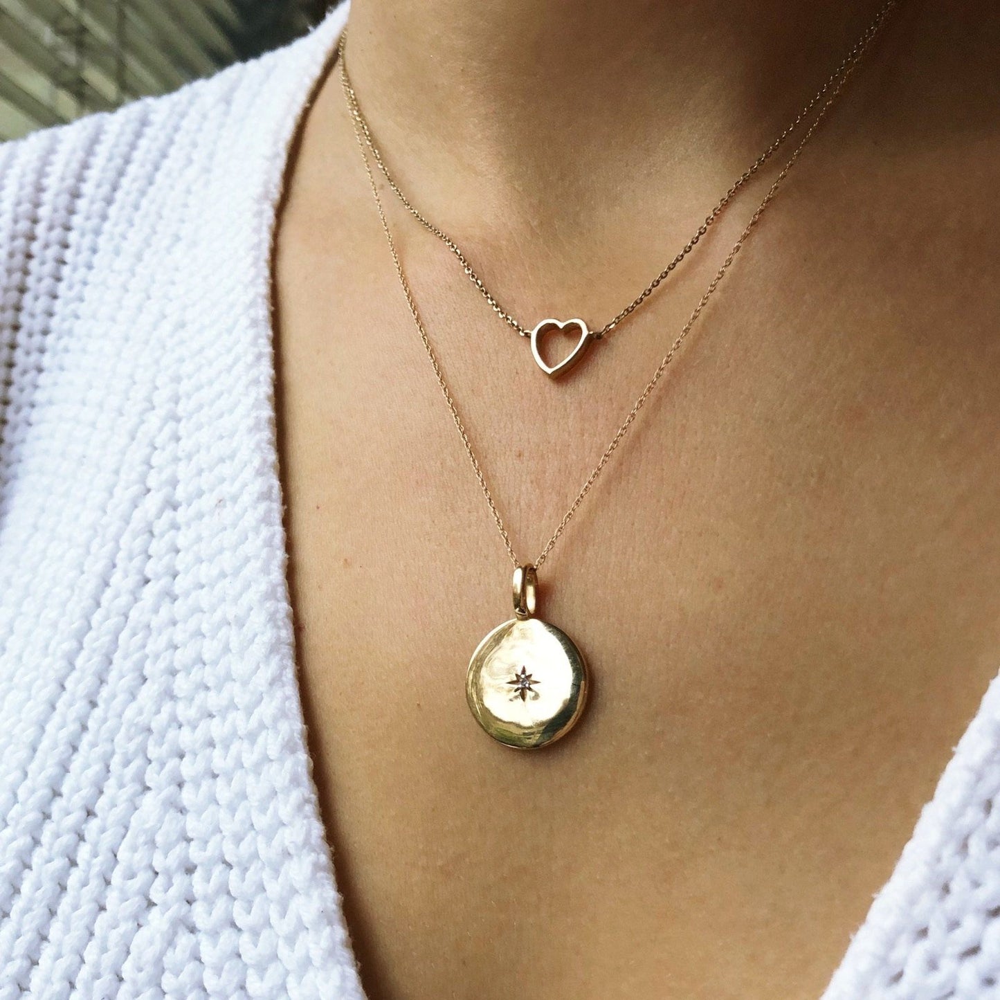 9K Solid Gold Heart Necklace 240.00 16", 9K Solid Gold, Meaningful, necklace, New In, over-80, Solid Gold, Valentines