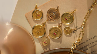 Carrie Elizabeth Augis Vintage Love Token Pendants