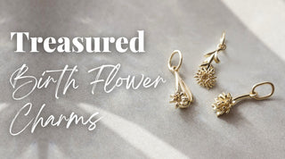 Carrie Elizabeth Meaningful Treasured 9k solid gold Birth Flowers