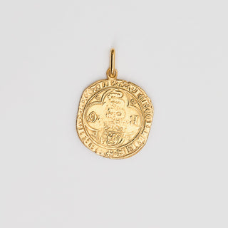 Milanese Bissona Coin Pendant - Strength & Protection
