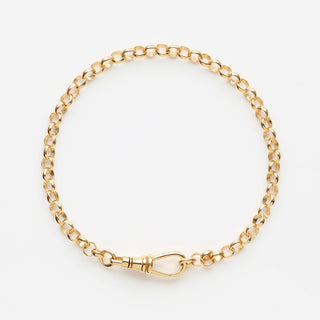 gold albert bracelet
