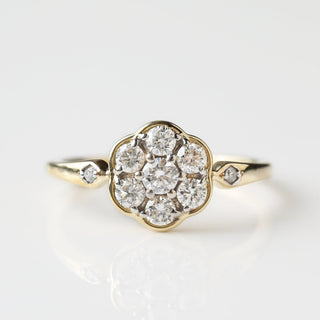 Blythe Vintage Diamond Flower Ring