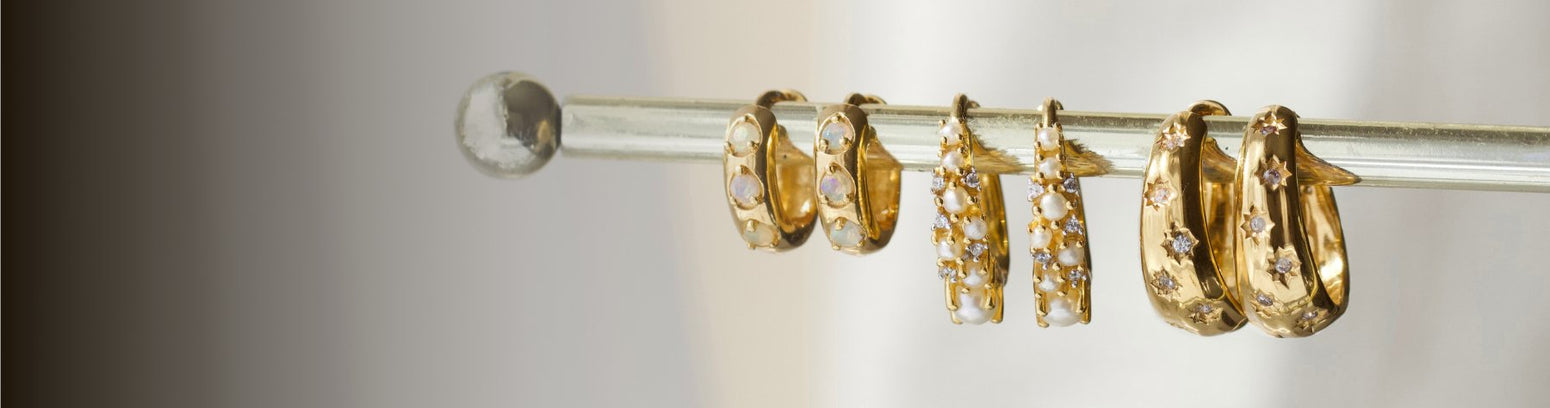 Carrie Elizabeth Jewellery - 14k Gold Vermeil Earrings