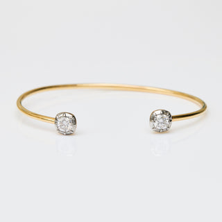 Georgian Moissanite Cuff Bracelet