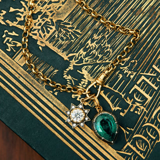 Georgian Emerald Pear Pendant
