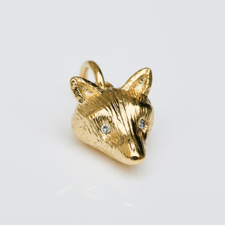 Woodland Diamond Eye Fox Charm
