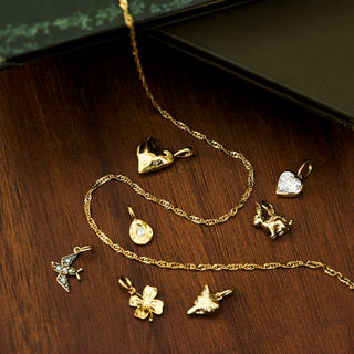 Woodland Diamond Eye Fox Charm