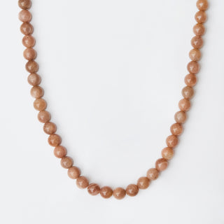 Mink Moonstone Jade Beaded Necklace