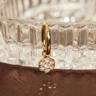 gold earring charm