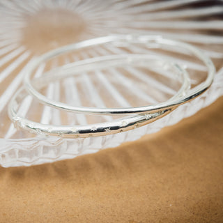 silver diamond bangle