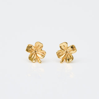 Four Leaf Clover Stud Earrings