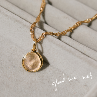Custom Made Fingerprint Pendant Necklace