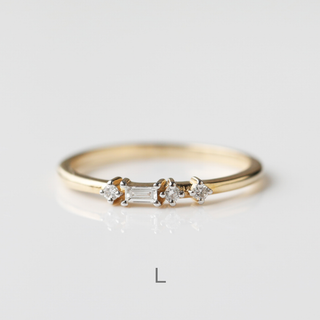Morse Code Diamond Ring - PRE ORDER