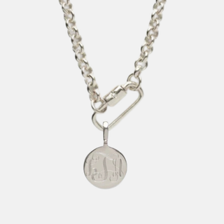 Louise Thompson Star Set Vintage Chain with Diamond Star Set Coin