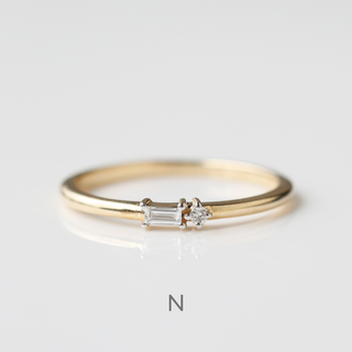 Morse Code Diamond Ring - PRE ORDER