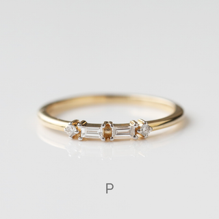 Morse Code Diamond Ring - PRE ORDER
