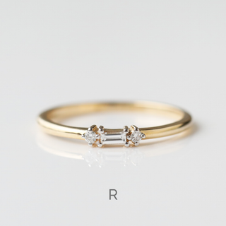 Morse Code Diamond Ring - PRE ORDER