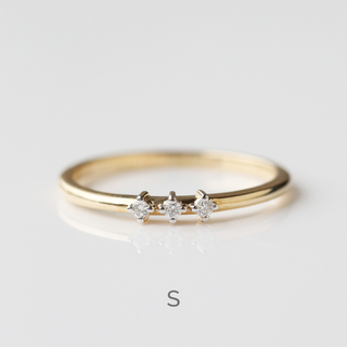 Morse Code Diamond Ring - PRE ORDER