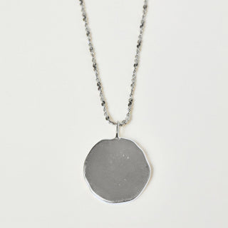 galaxy necklace engravable silver