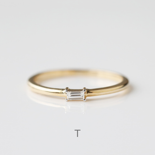 Morse Code Diamond Ring - PRE ORDER