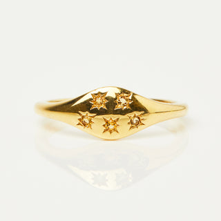 Zoe sugg intentions success citrine ring in gold