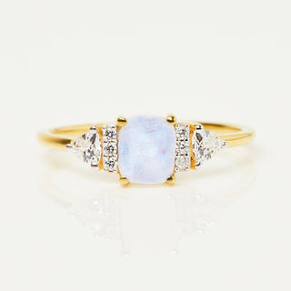 Zoe sugg intentions moonstone energy ring in gold