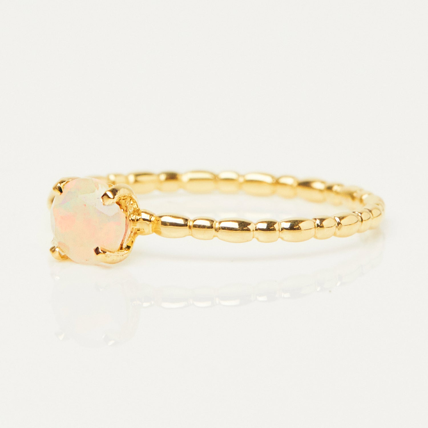 Zoe sugg intentions opal power ring in gold