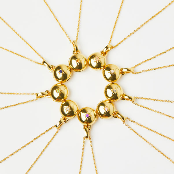 zoe sugg intentions star set mini locket in gold