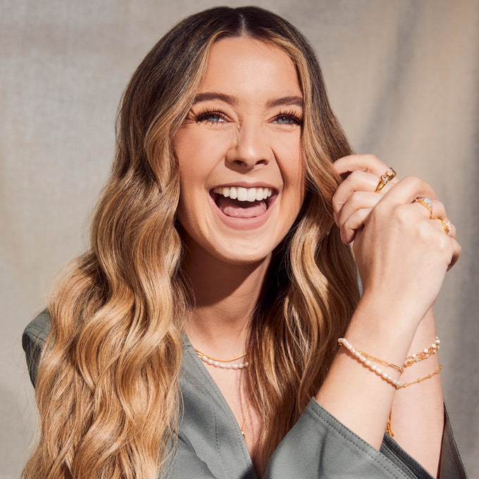 Zoe Sugg Intentions Lucky Pearl & Chain Bracelet