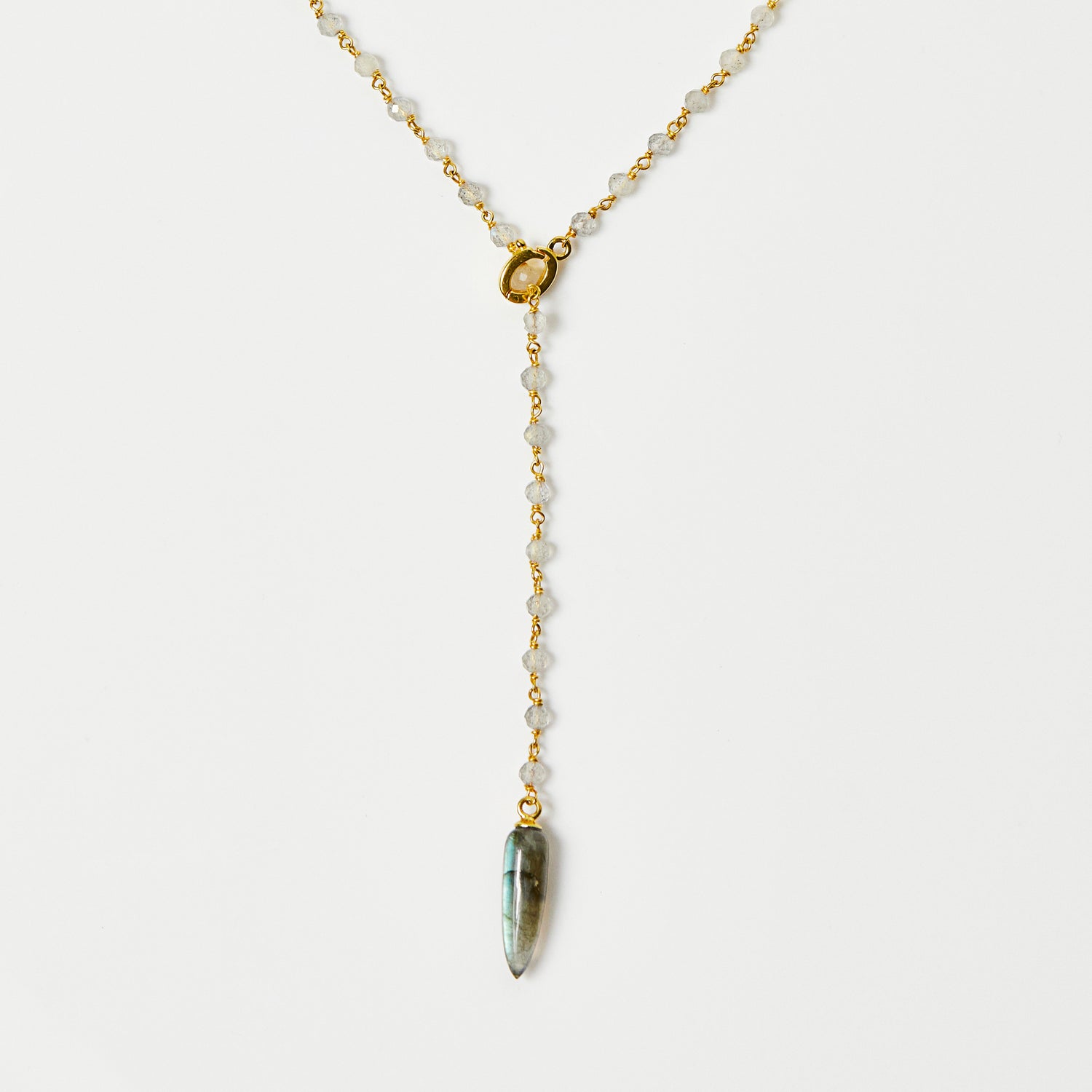 Anita rani labradorite lariat necklace