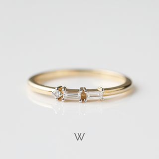 Morse Code Diamond Ring - PRE ORDER