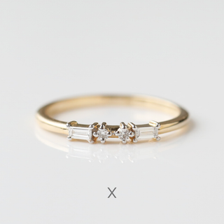 Morse Code Diamond Ring - PRE ORDER
