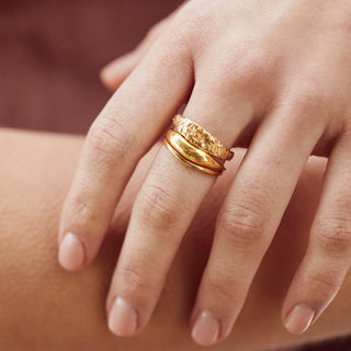Carrie Elizabeth Organic Ring Set