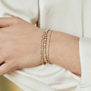 turquoise enamel bracelet 