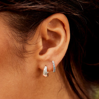 Silver Hoop earrings
