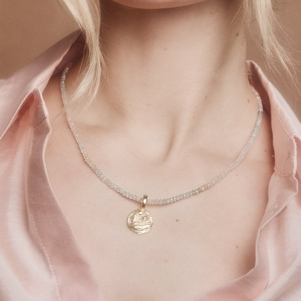 Mini Molten Coin Pendant