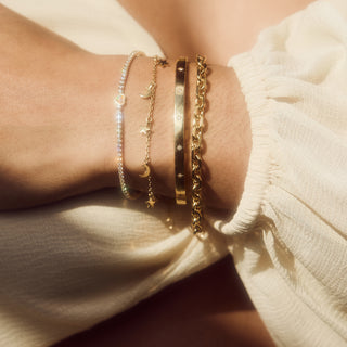 Athena chain bracelet gold