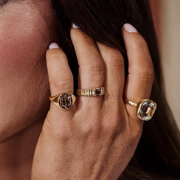 Louise Thompson Gold Heirloom Signet Ring