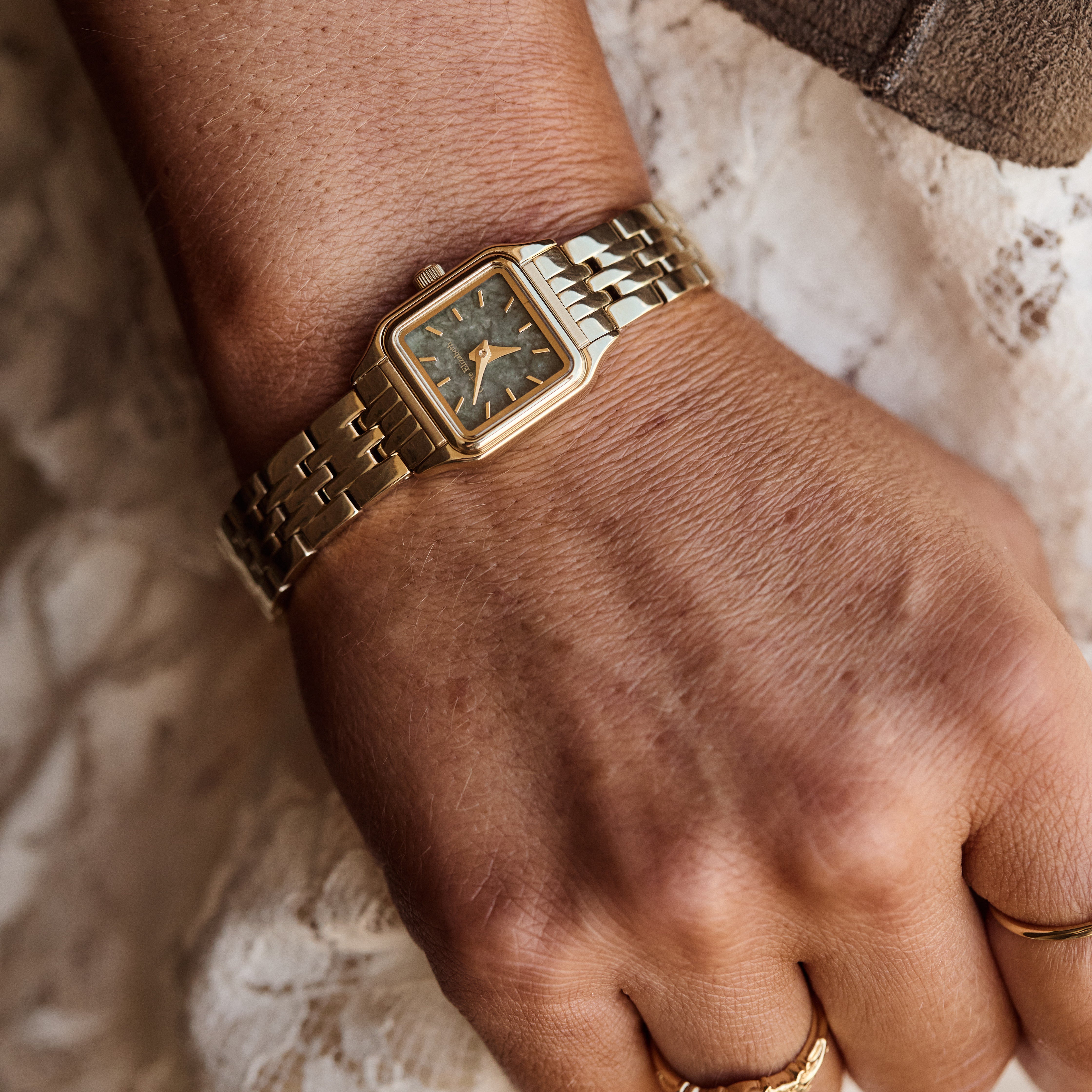 Carrie Elizabeth Gold watch