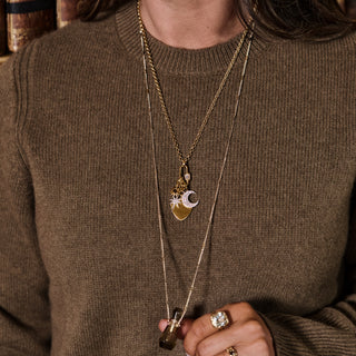 Louise Thompson x Carrie Elizabeth scent bottle necklace